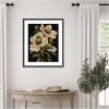 image:imageKate and Laurel Framed Wall Art Print Moody Floral 8 by Annie Quigley 21 x 25 Stylish Black Narrow Frame Modern Contemporary Flowers Nature Art for Wall Decor25L x 21W