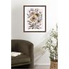 image:imageKate and Laurel Framed Wall Art Print Muted Paintrely Florals by Nikita Jariwala 22 x 26 Florence Medium Brown Frame Rustic Farmhouse Abstract Art for Wall Decor26L x 22W