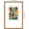 image:imageKate and Laurel Framed Wall Art Print Night Chords 1 by Kelly Knaga 17 x 25 Carlisle Blonde Narrow Frame Modern Contemporary Abstract Art for Wall Decor