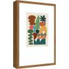 image:imageKate and Laurel Framed Wall Art Print Night Chords 1 by Kelly Knaga 17 x 25 Carlisle Blonde Narrow Frame Modern Contemporary Abstract Art for Wall Decor