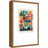 image:imageKate and Laurel Framed Wall Art Print Night Chords 2 by Kelly Knaga 17 x 25 Carlisle Blonde Narrow Frame Modern Contemporary Abstract Art for Wall Decor