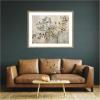 image:imageKate and Laurel Framed Wall Art Print Olive Tree Abstract No 31 by The Creative Bunch Studio 42 x 34 Woodgrain Stripe Mocha Frame Modern Contemporary Nature Art for Wall DecorWoodgrain Stripe Mocha