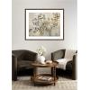 image:imageKate and Laurel Framed Wall Art Print Olive Tree Abstract No 31 by The Creative Bunch Studio 42 x 34 Woodgrain Stripe Mocha Frame Modern Contemporary Nature Art for Wall DecorFlorence Medium Brown