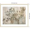 image:imageKate and Laurel Framed Wall Art Print Olive Tree Abstract No 31 by The Creative Bunch Studio 42 x 34 Woodgrain Stripe Mocha Frame Modern Contemporary Nature Art for Wall DecorSvelte Natural