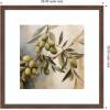 image:imageKate and Laurel Framed Wall Art Print Olive Tree by The Creative Bunch Studio 26 x 26 Florence Medium Brown Frame Rustic Farmhouse Still Life Art for Wall DecorFlorence Medium Brown
