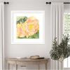 image:imageKate and Laurel Framed Wall Art Print Orange Pink Abstract Begonia by Patricia Shaw 27 x 27 Oliver White Narrow Frame Whimsical Flowers Nature Abstract Art for Wall Decor