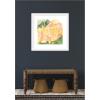 image:imageKate and Laurel Framed Wall Art Print Orange Pink Abstract Begonia by Patricia Shaw 27 x 27 Oliver White Narrow Frame Whimsical Flowers Nature Abstract Art for Wall Decor