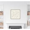 image:imageKate and Laurel Framed Wall Art Print Organic Figures by Gabrielly Guedes 21 x 25 Svelte Noir Black Frame Modern Contemporary Abstract Art for Wall DecorCastellan Distressed White