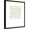 image:imageKate and Laurel Framed Wall Art Print Organic Figures by Gabrielly Guedes 21 x 25 Svelte Noir Black Frame Modern Contemporary Abstract Art for Wall DecorSvelte Noir Black