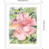 image:imageKate and Laurel Framed Wall Art Print Pink Hibiscus In Antigua by Patricia Shaw 23 x 27 Oliver White Narrow Frame Coastal Flowers Nature Art for Wall Decor43L x 35W