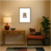 image:imageKate and Laurel Framed Wall Art Print Queen with Flower 18x24 FC by Felicia Dadak 20 x 26 Castellan Gold Frame Modern Contemporary Abstract Art for Wall Decor