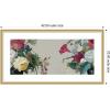 image:imageKate and Laurel Framed Wall Art Print Romantic Blooms by Mary Sparrow 42 x 22 Florence Gold Frame Traditional Flower Art for Wall Decor