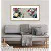 image:imageKate and Laurel Framed Wall Art Print Romantic Blooms by Mary Sparrow 42 x 22 Florence Gold Frame Traditional Flower Art for Wall Decor
