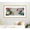 image:imageKate and Laurel Framed Wall Art Print Romantic Blooms by Mary Sparrow 42 x 22 Florence Gold Frame Traditional Flower Art for Wall Decor