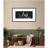 image:imageKate and Laurel Framed Wall Art Print Salutation by Emiko and Mark Franzen F2 Images 41 x 24 Svelte Noir Black Frame Modern Contemporary Flower Art for Wall Decor