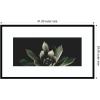 image:imageKate and Laurel Framed Wall Art Print Salutation by Emiko and Mark Franzen F2 Images 41 x 24 Svelte Noir Black Frame Modern Contemporary Flower Art for Wall Decor