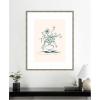 image:imageKate and Laurel Framed Wall Art Print Summer Stems by Kate Aurelia Holloway 22 x 26 Mila Dark Silver Frame Modern Contemporary Flower Art for Wall Decor42L x 34W