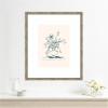 image:imageKate and Laurel Framed Wall Art Print Summer Stems by Kate Aurelia Holloway 22 x 26 Mila Dark Silver Frame Modern Contemporary Flower Art for Wall Decor26L x 22W