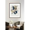 image:imageKate and Laurel Framed Wall Art Print Summer View No2 by Dan Hobday 20 x 26 Florence Medium Brown Frame Modern Contemporary Flower Art for Wall Decor42L x 32W