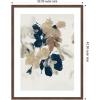 image:imageKate and Laurel Framed Wall Art Print Summer View No2 by Dan Hobday 20 x 26 Florence Medium Brown Frame Modern Contemporary Flower Art for Wall Decor42L x 32W