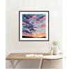 image:imageKate and Laurel Framed Wall Art Print Sunset Study by Emily Kenney 25 x 25 Stylish Black Narrow Frame Modern Contemporary Abstract Beach Landscapes Tropical Art for Wall DecorStylish Black Narrow