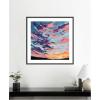 image:imageKate and Laurel Framed Wall Art Print Sunset Study by Emily Kenney 25 x 25 Stylish Black Narrow Frame Modern Contemporary Abstract Beach Landscapes Tropical Art for Wall DecorStylish Black Narrow