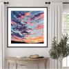 image:imageKate and Laurel Framed Wall Art Print Sunset Study by Emily Kenney 25 x 25 Stylish Black Narrow Frame Modern Contemporary Abstract Beach Landscapes Tropical Art for Wall DecorStylish Black Narrow