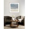 image:imageKate and Laurel Framed Wall Art Print The Blues by Mary Sparrow 26 x 26 Florence Silver Frame Coastal Abstract Art for Wall DecorFlorence Silver