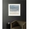 image:imageKate and Laurel Framed Wall Art Print The Blues by Mary Sparrow 26 x 26 Florence Silver Frame Coastal Abstract Art for Wall DecorFlorence Silver