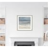 image:imageKate and Laurel Framed Wall Art Print The Blues by Mary Sparrow 26 x 26 Florence Silver Frame Coastal Abstract Art for Wall DecorFlorence Silver