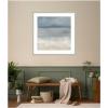 image:imageKate and Laurel Framed Wall Art Print The Blues by Mary Sparrow 26 x 26 Florence Silver Frame Coastal Abstract Art for Wall DecorFlorence Silver