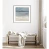 image:imageKate and Laurel Framed Wall Art Print The Blues by Mary Sparrow 26 x 26 Florence Silver Frame Coastal Abstract Art for Wall DecorFlorence Silver