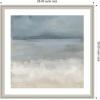 image:imageKate and Laurel Framed Wall Art Print The Blues by Mary Sparrow 26 x 26 Florence Silver Frame Coastal Abstract Art for Wall DecorFlorence Silver