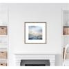 image:imageKate and Laurel Framed Wall Art Print Tonal Abstract Oceanic Nautical Serenity Blue by The Creative Bunch Studio 26 x 26 Florence Silver Frame Coastal Abstract Art for Wall DecorMila Dark Silver