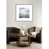 image:imageKate and Laurel Framed Wall Art Print Tonal Abstract Oceanic Nautical Serenity Blue by The Creative Bunch Studio 26 x 26 Florence Silver Frame Coastal Abstract Art for Wall DecorMila Dark Silver