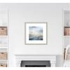 image:imageKate and Laurel Framed Wall Art Print Tonal Abstract Oceanic Nautical Serenity Blue by The Creative Bunch Studio 26 x 26 Florence Silver Frame Coastal Abstract Art for Wall DecorFlorence Silver