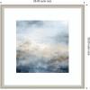 image:imageKate and Laurel Framed Wall Art Print Tonal Abstract Oceanic Nautical Serenity Blue by The Creative Bunch Studio 26 x 26 Florence Silver Frame Coastal Abstract Art for Wall DecorFlorence Silver