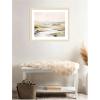 image:imageKate and Laurel Framed Wall Art Print Tranquil Landscape No 2 by Amy Lighthall 26 x 22 Florence Silver Frame Modern Contemporary Abstract Art for Wall DecorWoodgrain Stripe Blonde