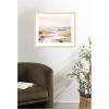 image:imageKate and Laurel Framed Wall Art Print Tranquil Landscape No 2 by Amy Lighthall 26 x 22 Florence Silver Frame Modern Contemporary Abstract Art for Wall DecorWoodgrain Stripe Blonde