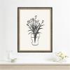 image:imageKate and Laurel Framed Wall Art Print Tulips by Gabrielly Guedes 20 x 26 Castellan Black Frame Modern Contemporary Flower Art for Wall Decor