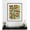 image:imageKate and Laurel Framed Wall Art Print Vibrant Foliage by Nikita Jariwala 22 x 26 Florence Medium Brown Frame Modern Contemporary Abstract Art for Wall Decor42L x 34W