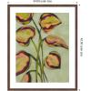 image:imageKate and Laurel Framed Wall Art Print Vibrant Foliage by Nikita Jariwala 22 x 26 Florence Medium Brown Frame Modern Contemporary Abstract Art for Wall Decor42L x 34W