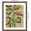 image:imageKate and Laurel Framed Wall Art Print Vibrant Foliage by Nikita Jariwala 22 x 26 Florence Medium Brown Frame Modern Contemporary Abstract Art for Wall Decor26L x 22W