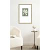 image:imageKate and Laurel Framed Wall Art Print White Floral by Gabrielly Guedes 18 x 26 Castellan Distressed White Frame Modern Contemporary Flower Art for Wall Decor