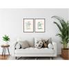image:imageKate and Laurel Garden Floral and Summer Stems Set of 2 18x24 Framed Canvas Wall Art Set by Kate Aurelia Sylvie Beaded Black Modern Flowers Still Life Art for Wall Decor Living Room Bedroom