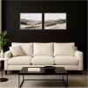 image:imageKate and Laurel Golden Mountainside I amp II 2 Piece Framed Canvas Wall Art Set by Amy Lighthall Sylvie Dark Gold Modern Contemporary Abstract Art for Wall Decor