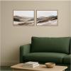 image:imageKate and Laurel Golden Mountainside I amp II 2 Piece Framed Canvas Wall Art Set by Amy Lighthall Sylvie Dark Gold Modern Contemporary Abstract Art for Wall Decor