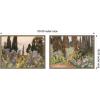 image:imageKate and Laurel Granada 1912 amp Gardens at Florence John Singer Sargent 2 Piece Framed Canvas Wall Art Set by Nostalgia Prints Sylvie Walnut Traditional Landscape Art for Wall Decor