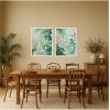 image:imageKate and Laurel Greenery I amp II 2 Piece Framed Canvas Wall Art Set by Amy Lighthall Sylvie White Modern Contemporary Abstract Art for Wall Decor