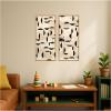 image:imageKate and Laurel Half Moon Bay Panel 2 Piece Framed Canvas Wall Art Set by Felicia Dadak Sylvie Natural Modern Contemporary Abstract Art for Wall Decor